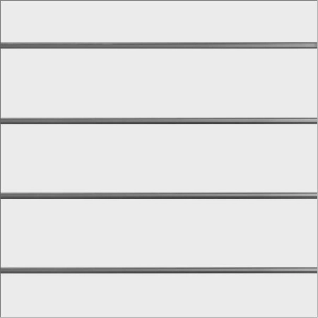 Panel sklepowy MDF poziomy frezowany bez wkładek